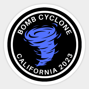 Bomb Cyclone - California 2023 Sticker